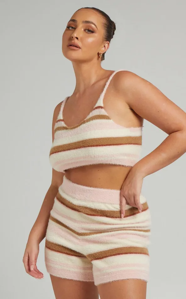 Showpo Charlie Holiday 8211 MARCY SHORT In Stripe Women Shorts