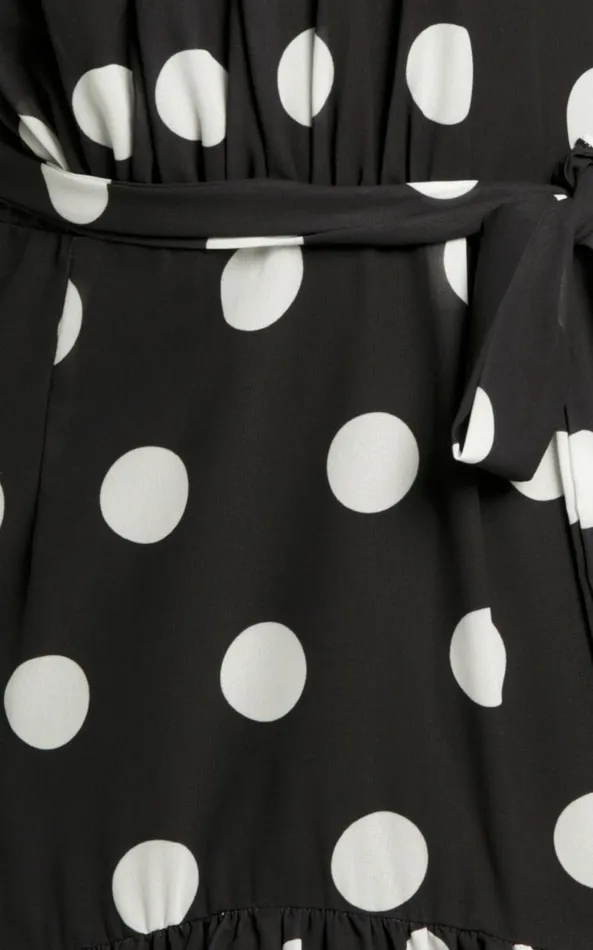 Showpo Chayenne Maxi Dress 8211 Halter Neck Tie Waist In Vienna Spot Women Dresses