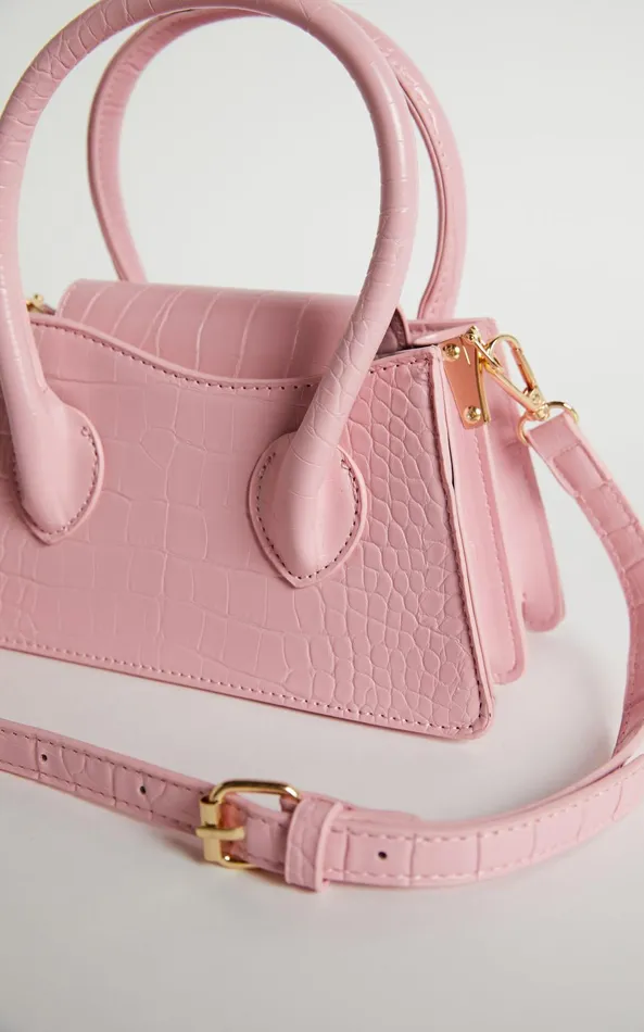 Showpo Daphne Mini Crossbody Bag In Pink Women Bags Showpo Daphne Mini Crossbody Bag In Pink Women Bags