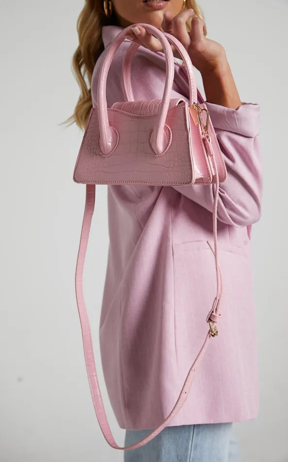 Showpo Daphne Mini Crossbody Bag In Pink Women Bags Showpo Daphne Mini Crossbody Bag In Pink Women Bags