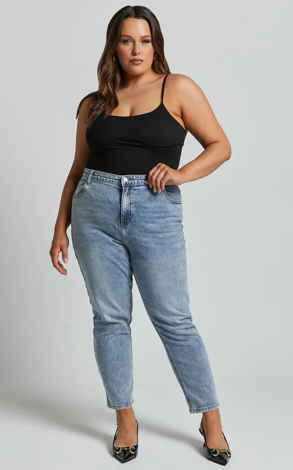 Showpo Daramie Bodysuit 8211 Underbust Detail Bodysuit In Black Women Curve Clothes
