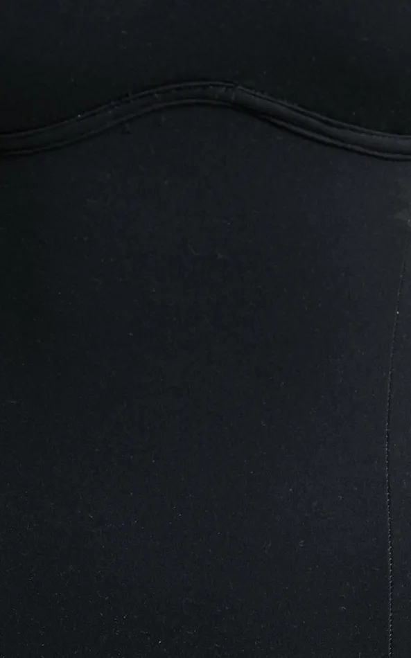Showpo Daramie Bodysuit 8211 Underbust Detail Bodysuit In Black Women Curve Clothes