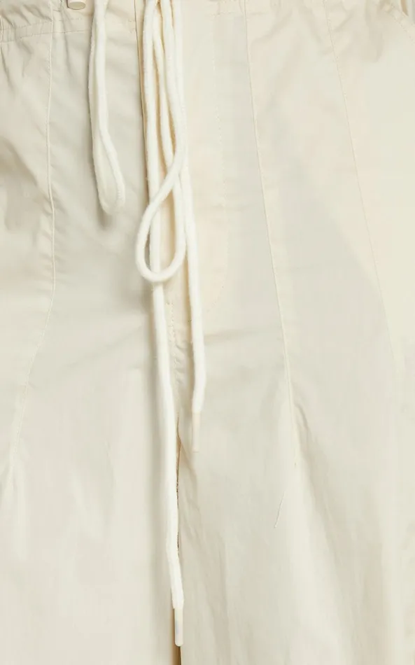 Showpo Dean Pants 8211 Drawstring Cargo Pants In Neutral Women Pants