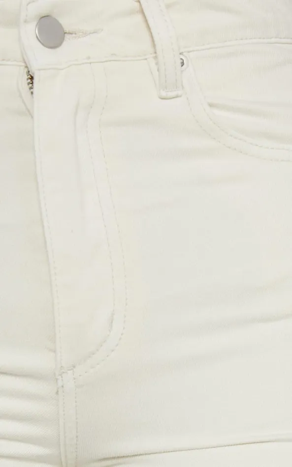 Showpo Dexter Jeans 8211 High Waisted Straight Leg Denim Jeans In Ecru Women Curve Clothes Showpo Dexter Jeans 8211 High Waisted Straight Leg Denim Jeans In Ecru Women Curve Clothes