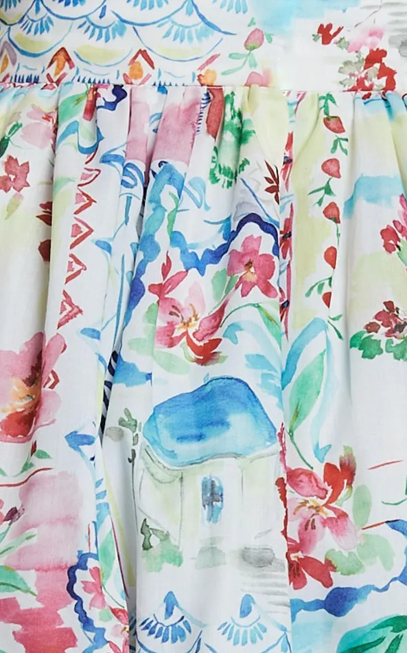 Showpo Duncan Mini Dress 8211 Halter Neck Empire Waist Dress In Vacay Print Women Dresses