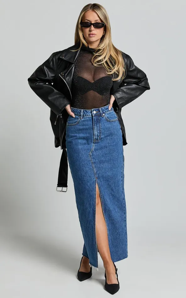 Showpo Ellery Faux Leather Jacket 8211 Faux Leather Longline Belted Biker Jacket In Black Women Jackets and Coats