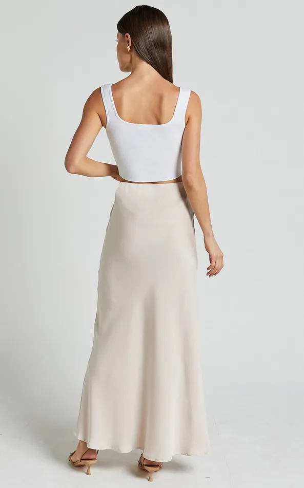Showpo Emlei Top 8211 Square Neck Cropped Knit Top In White Women Basics