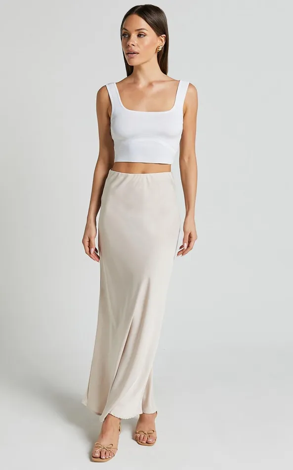 Showpo Emlei Top 8211 Square Neck Cropped Knit Top In White Women Basics