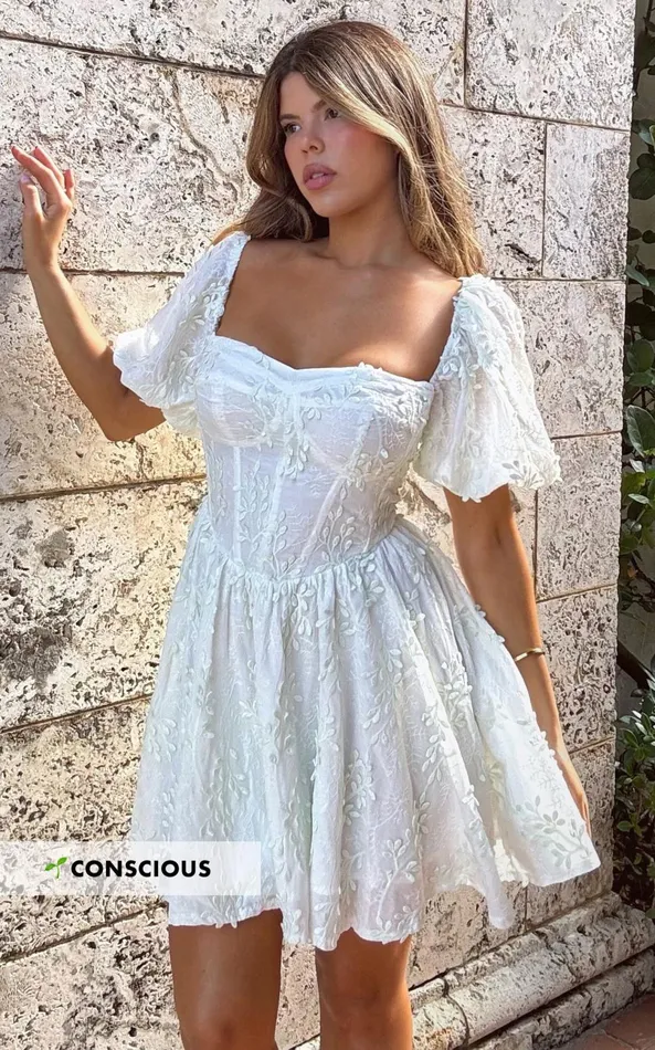 Showpo Esthela Mini Dress 8211 Embroidered Square Neck Short Puff Sleeve Corset In Pale Mint Women Dresses Showpo Esthela Mini Dress 8211 Embroidered Square Neck Short Puff Sleeve Corset In Pale Mint Women Dresses