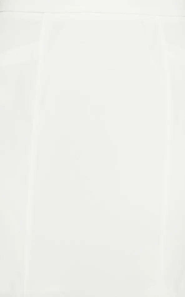 Showpo Etha Midi Skirt 8211 High Waisted Split Pencil Skirt In White Women Skirts