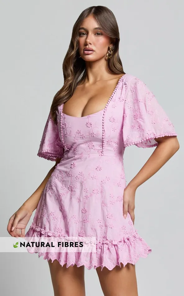 Showpo Fancy A Spritz Mini Dress In Lilac Women Curve Clothes