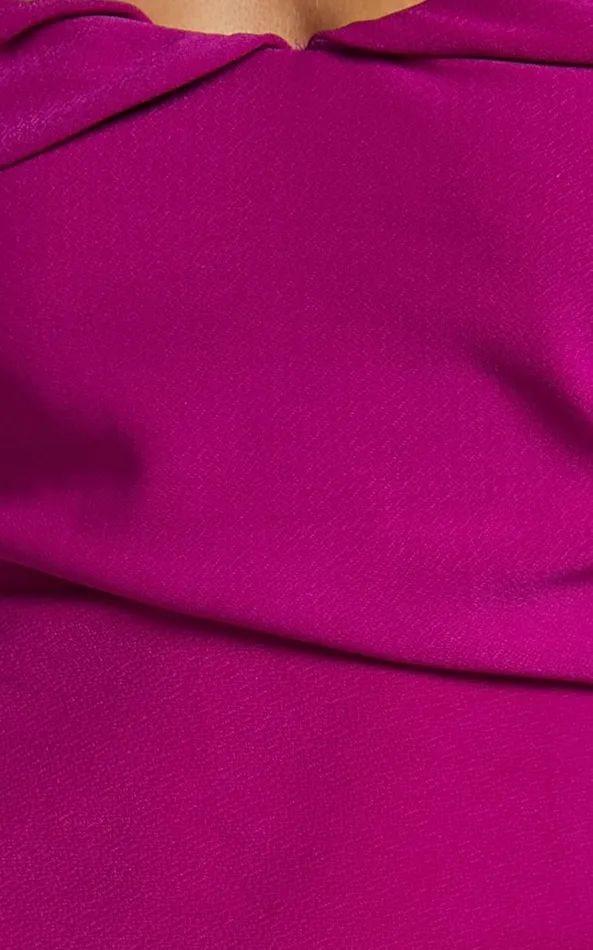 Showpo Frankie Midi Dress 8211 Bodycon Off The Shoulder Dress In Purple Women Dresses