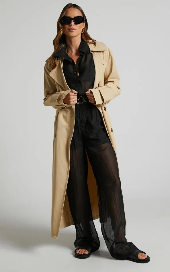 Showpo Garrick Pant 8211 High Waisted Semi Sheet Pant In Black Women Pants