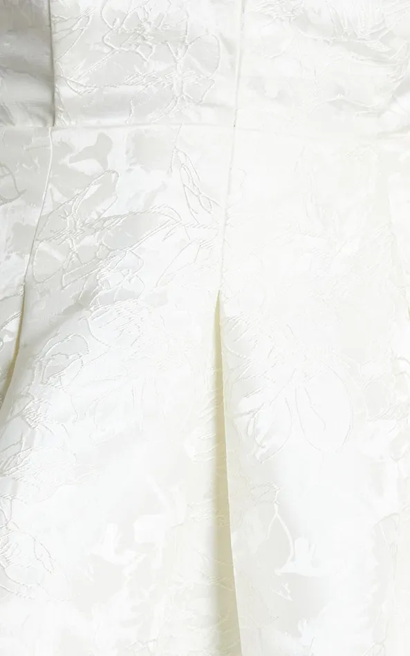 Showpo Gemima Mini Dress 8211 Strappy Plunge Neck Fit And Flare Dress In White Women Dresses