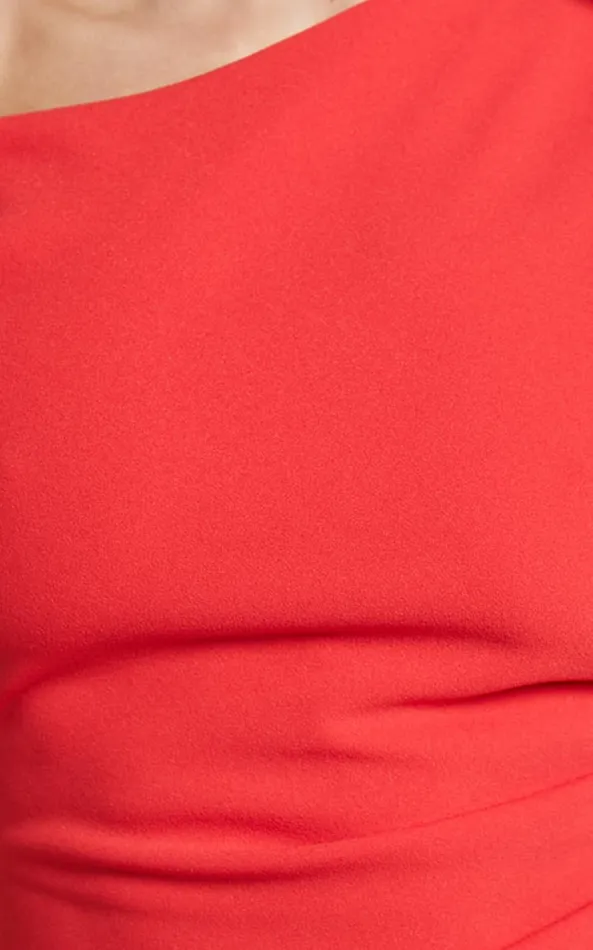 Showpo Genie Maxi Dress 8211 Off The Shoulder Dress In Red Women Dresses