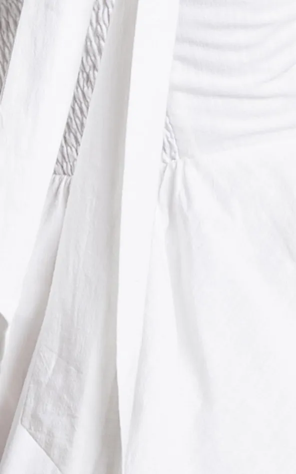 Showpo Girley Mini Dress 8211 Bow Strap Dress In White Women Dresses