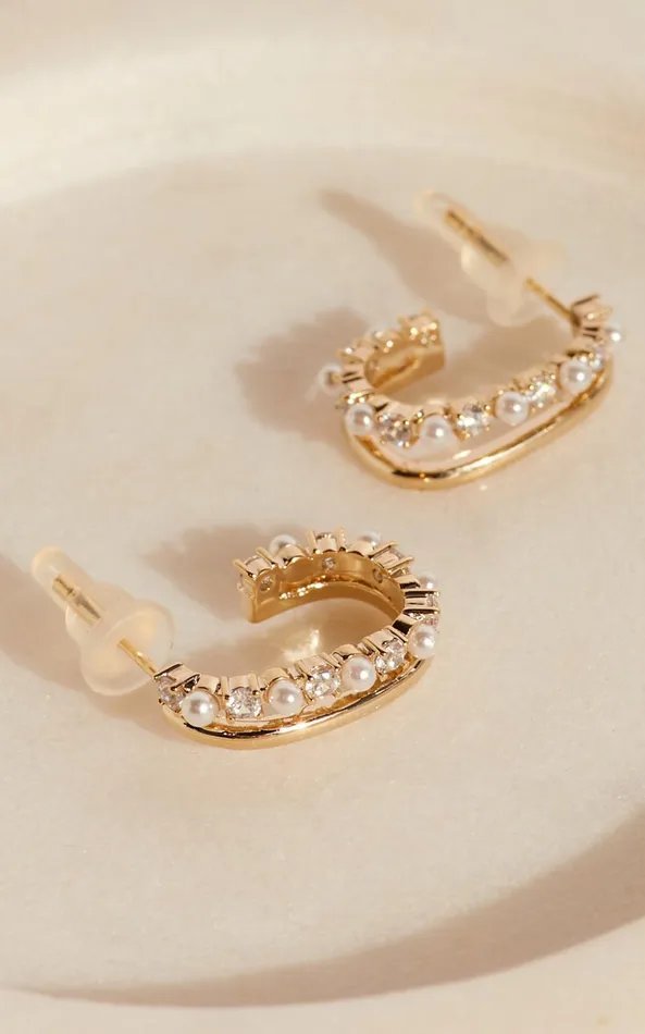 Showpo Haisley Hoop Earrings In Gold Women Earrings