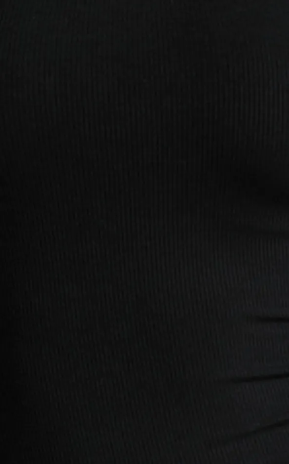 Showpo Hawkins Midi Dress 8211 Long Sleeve Bodycon Dress In Black Women Curve Clothes