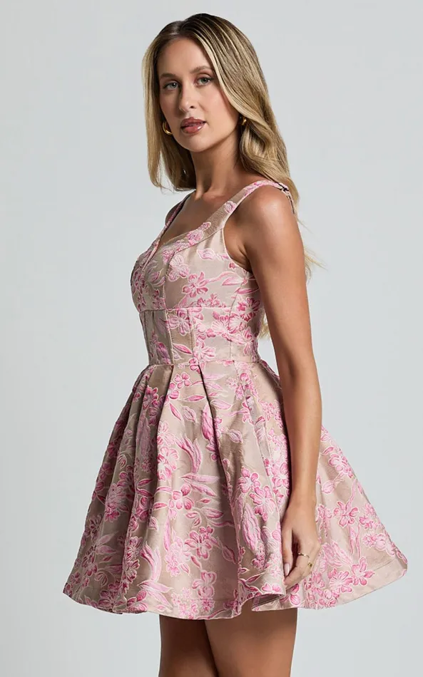 Showpo Hayley Mini Dress 8211 Sweetheart Fit And Flare Dress In Pink Women Dresses