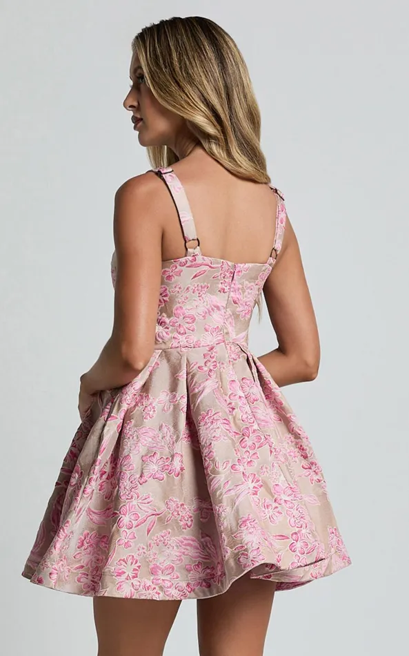 Showpo Hayley Mini Dress 8211 Sweetheart Fit And Flare Dress In Pink Women Dresses