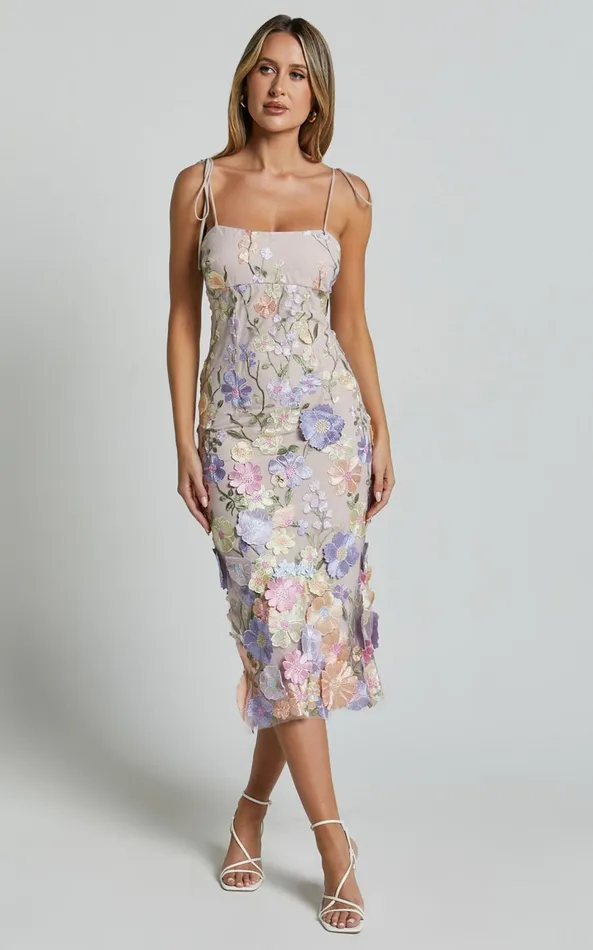 Showpo Jamich Midi Dress 8211 Straight Neck Tie Strap Pencil Dress In Soft Pink Women Dresses Showpo Jamich Midi Dress 8211 Straight Neck Tie Strap Pencil Dress In Soft Pink Women Dresses