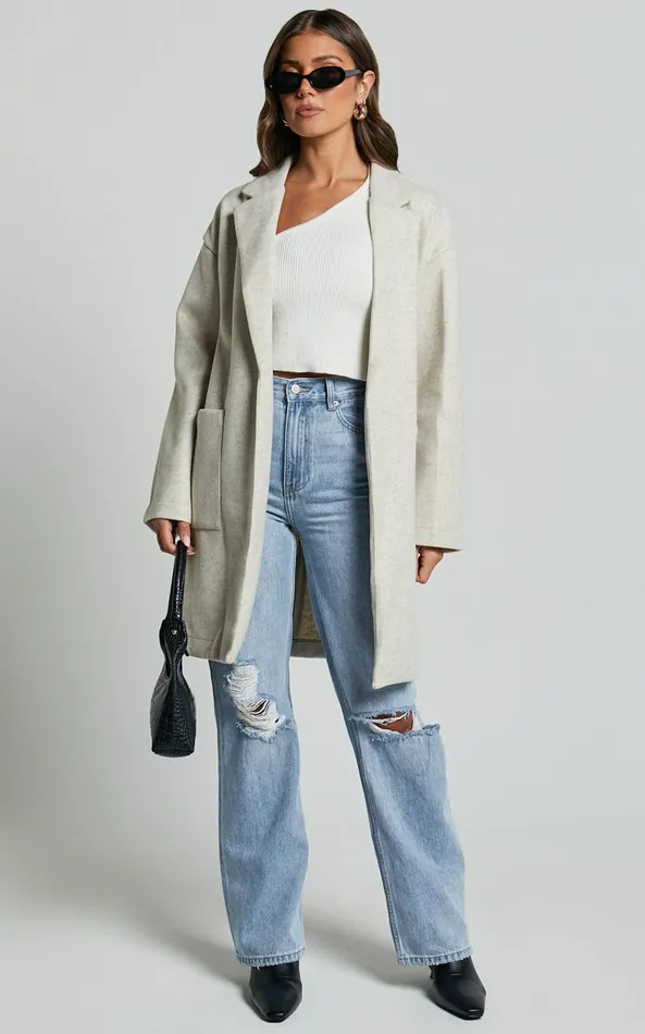 Showpo Jonas Coat 8211 Pocket Detail Longline Coat In Beige Women Jackets and Coats Showpo Jonas Coat 8211 Pocket Detail Longline Coat In Beige Women Jackets and Coats