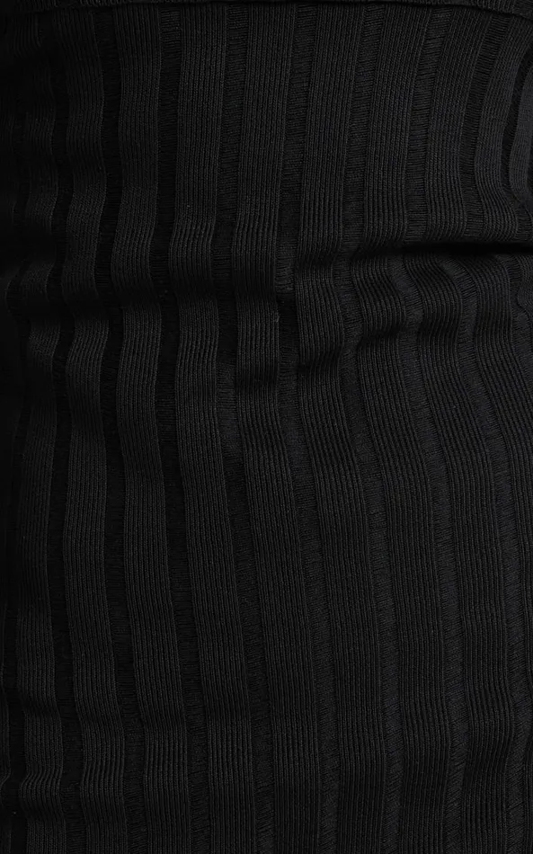 Showpo Kailah Off The Shoulder Knit Mini Dress In Black Women Dresses Showpo Kailah Off The Shoulder Knit Mini Dress In Black Women Dresses