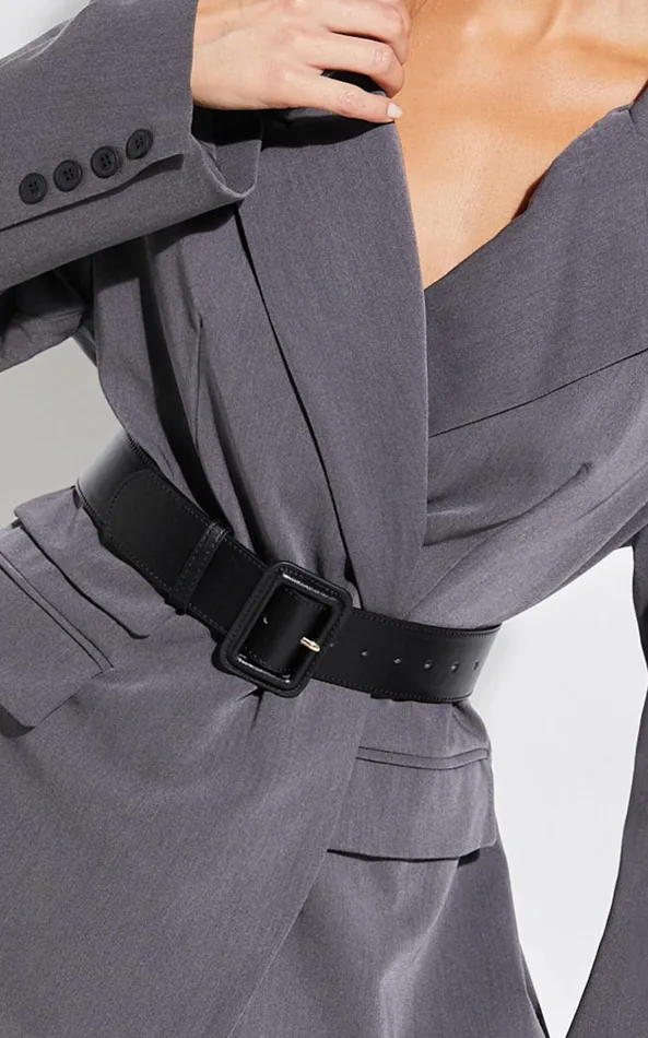 Showpo Kaitlin Belt 8211 Buckle Belt In Black Women Belts
