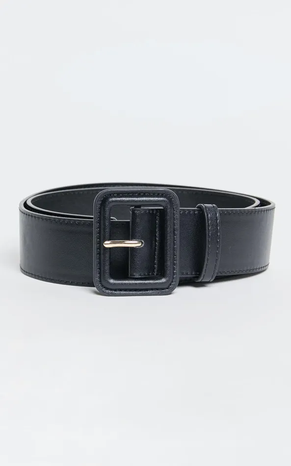 Showpo Kaitlin Belt 8211 Buckle Belt In Black Women Belts