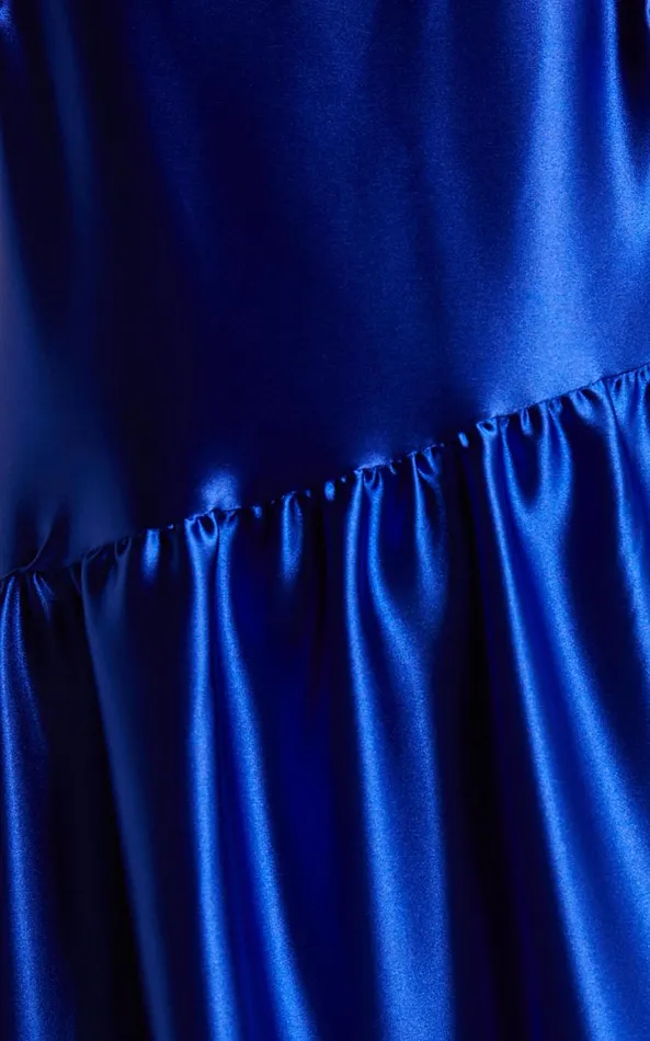 Showpo Kamari Midi Dress 8211 Asymmetrical A Line Tiered Dress In Cobalt Blue Women Dresses Showpo Kamari Midi Dress 8211 Asymmetrical A Line Tiered Dress In Cobalt Blue Women Dresses