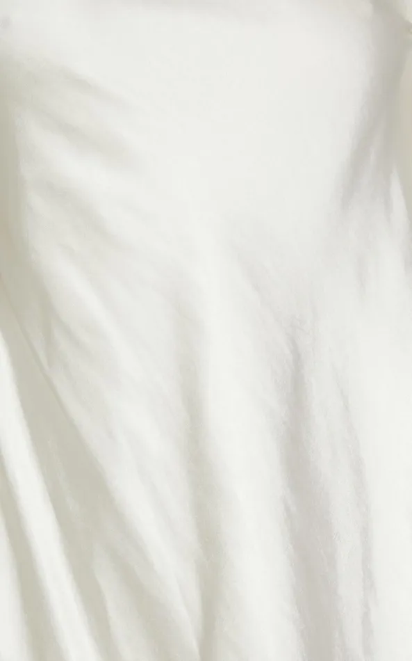 Showpo Karla Mini Dress 8211 One Shoulder Long Sleeve Dress In Pearl Women Dresses