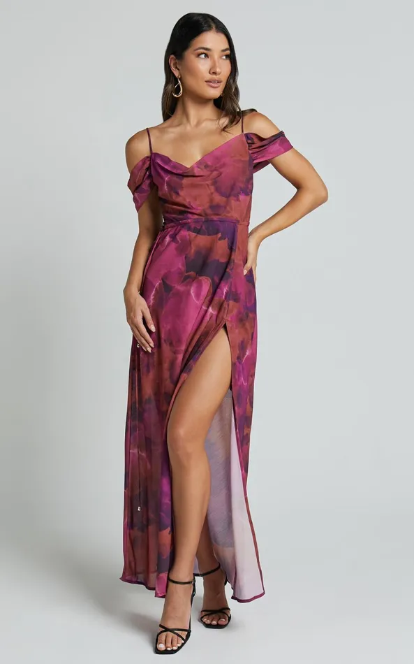 Showpo Keira Midi Dress 8211 Draped Off The Shoulder Dress In Electric Cloud 8211 Purple Women Dresses Showpo Keira Midi Dress 8211 Draped Off The Shoulder Dress In Electric Cloud 8211 Purple Women Dresses
