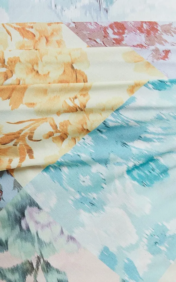 Showpo Kellen Top 8211 Off Shoulder Balloon Sleeve Top In VINTAGE FLORAL Women Tops