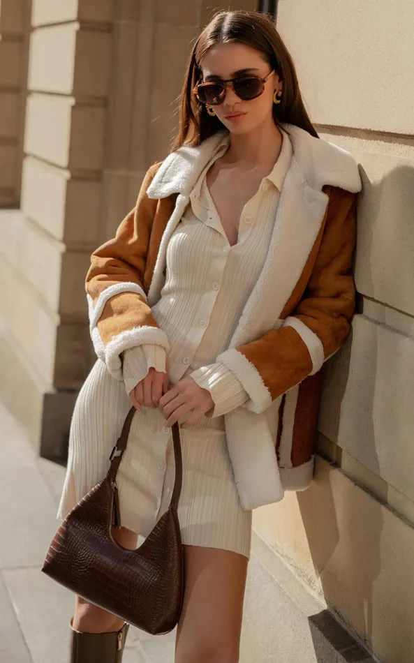 Showpo Kelsey Mini Dress 8211 Button Through Long Sleeve Knit Dress In Cream Women Dresses Showpo Kelsey Mini Dress 8211 Button Through Long Sleeve Knit Dress In Cream Women Dresses