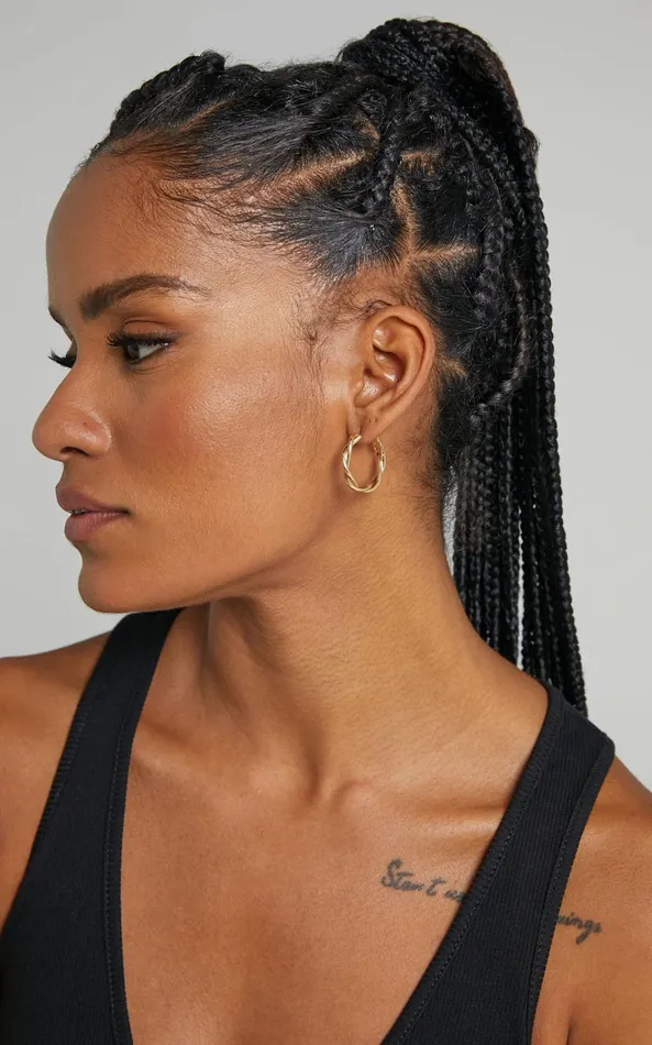 Showpo Kikah Earrings In Gold Women Gold Plated Jewelry