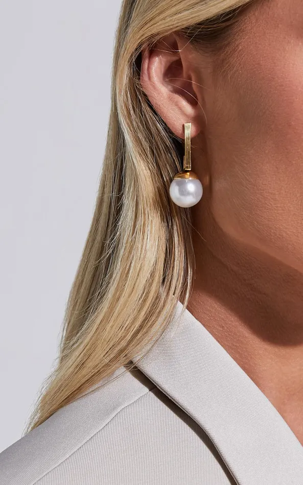 Showpo Kodi Earrings In GoldPearl Women Earrings