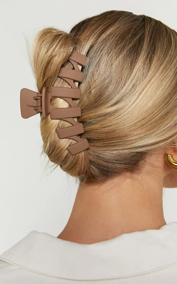 Showpo Kristi Hair Clip In Chocolate Brown Women Hair