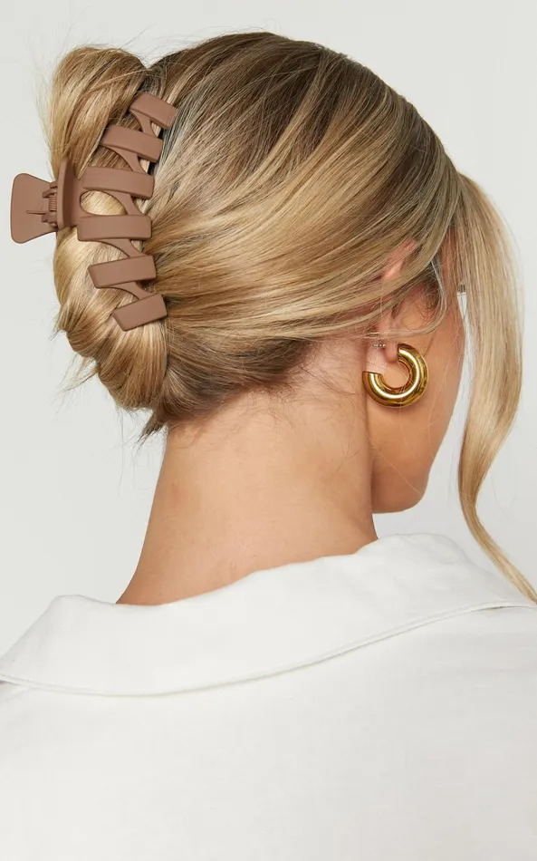 Showpo Kristi Hair Clip In Chocolate Brown Women Hair