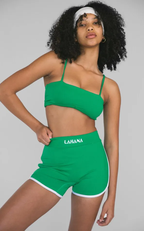 Showpo Lahana 8211 Zadie Crop Top In Forest Green Women Tops