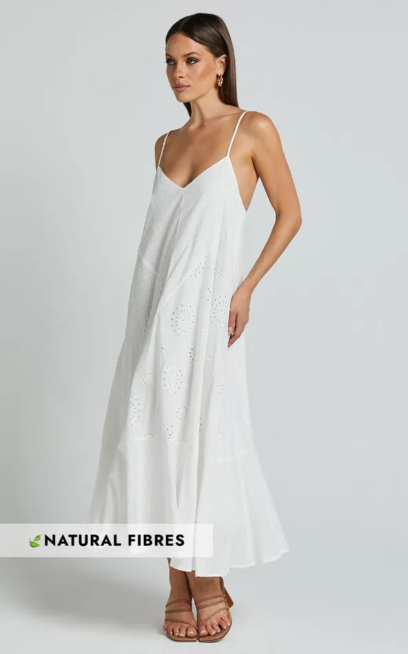Showpo Linalyn Midi Dress 8211 Strappy V Neck Low Back Slip Dress In White Women Dresses Showpo Linalyn Midi Dress 8211 Strappy V Neck Low Back Slip Dress In White Women Dresses
