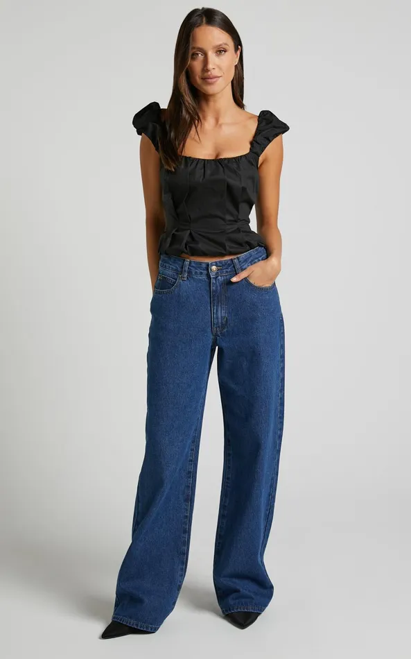 Showpo Lioness 8211 Almost Famous Top In ONYX Women Tops