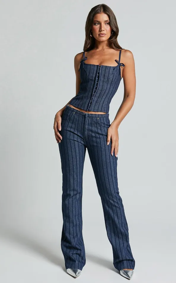 Showpo Lioness 8211 Charismatic Jean In Dark Denim Women Denim