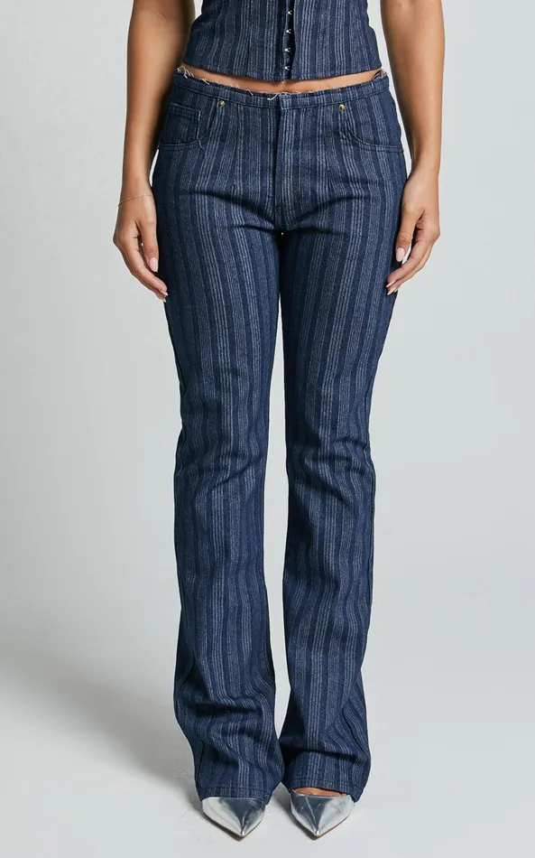 Showpo Lioness 8211 Charismatic Jean In Dark Denim Women Denim