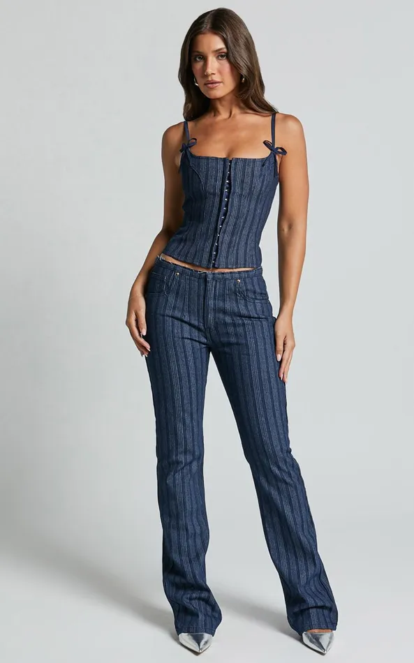 Showpo Lioness 8211 Charismatic Jean In Dark Denim Women Denim