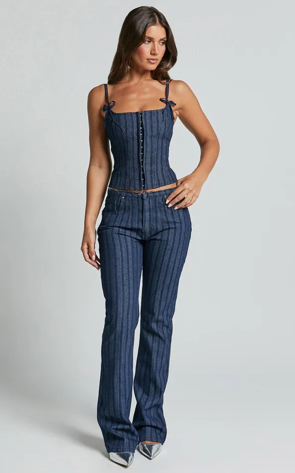 Showpo Lioness 8211 Charismatic Jean In Dark Denim Women Denim