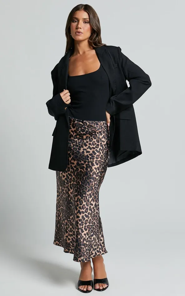 Showpo Lioness 8211 Enigmatic Maxi Skirt In Leopard Women Skirts