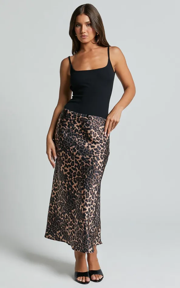 Showpo Lioness 8211 Enigmatic Maxi Skirt In Leopard Women Skirts