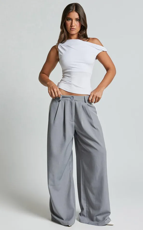 Showpo Lioness 8211 Serenity Pant In Cloud Women Pants