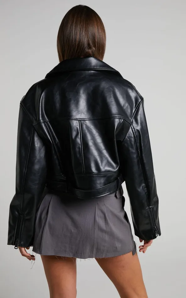 Showpo Lioness 8211 Staten Island Jacket In Black Women Jackets and Coats