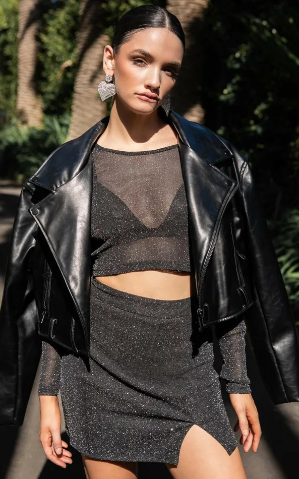 Showpo Lioness 8211 Staten Island Jacket In Black Women Jackets and Coats
